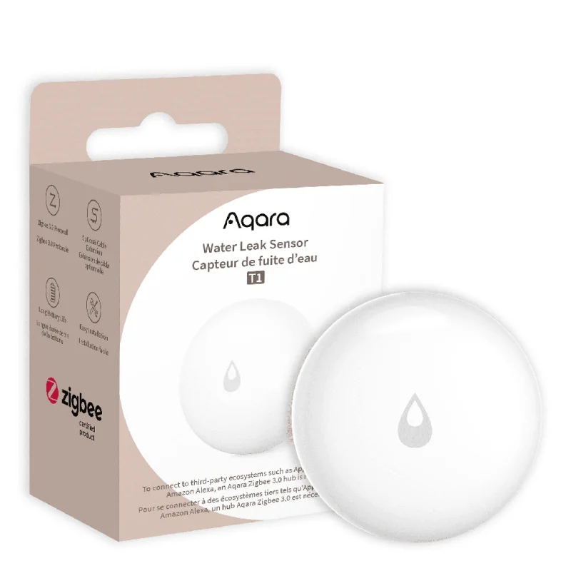 Сензор за наводнения и течове Aqara Water Leak Sensor T1 Zigbee 3.0