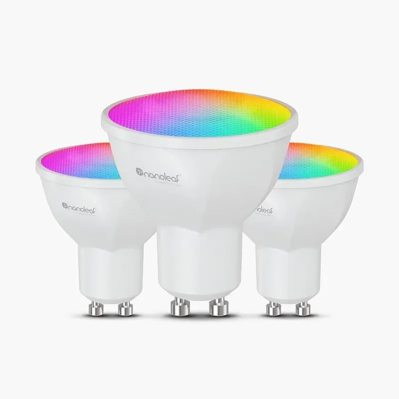 Сет от 3 смарт лунички Nanoleaf Essentials Smart GU10 Bulb - Снимка 2